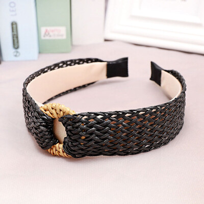 

1PC European&American Style Retro Straw Simple And Simple Headband