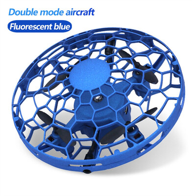 

Siaonvr Intelligent Gesture Induction Remote Control Three Mode UFO RC Drone Child Toy