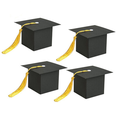 

〖Follure〗10PC Graduation Cap Shaped Gift Box Candy Sugar Chocolate Box