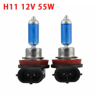 

1 Pair H11 12V 55W Super Bright Ultra White Fog Halogen Bulb Car Head Light Lamp