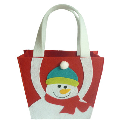 

Toponeto Santa Claus Snowman Xmas Candy Storage Sugar Christmas Gift Bags Decor Supplies