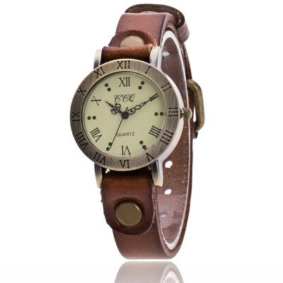 

〖Follure〗CCQ Fashion Men Date Stainless Steel Leather Analog Quartz Sport Wrist Watch