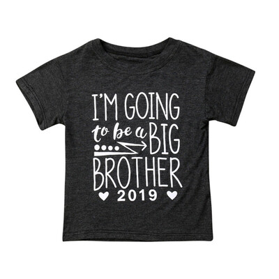 

Summer Baby Boys&Girls Short Sleeve T-Shirts For Kids Letter Printed Tops Tees Shirts Casual Blouse