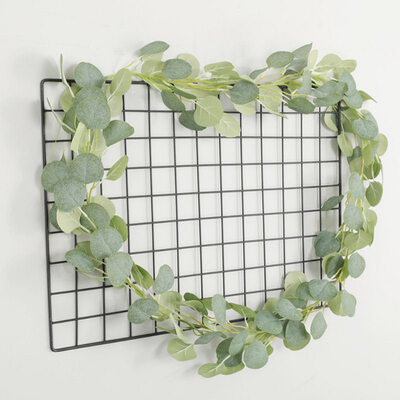 

New Artificial Green Eucalyptus Vines Rattan artificial Fake Plants Ivy Wreath Wall Decor Vertical Garden Wedding Decoration