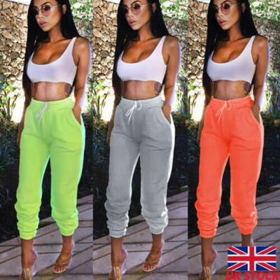 

Ladies Womens Slim Fit Tracksuit Bottoms Skinny Jogging Joggers Pants Trousers