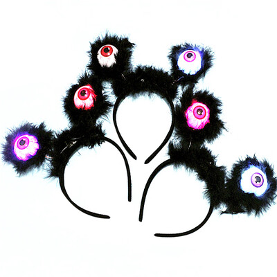 

YIWULAParty Headband Hair band Luminous Eyeball Hoop Costume Accessories Kids Favors