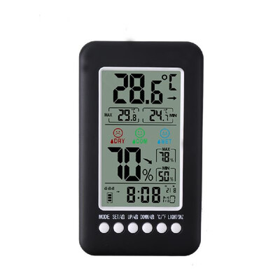 

Indoor Comfort Indication Thermometer Hygrometer Smart Digital Voice-activated Backlight Electronic Clock Alarm