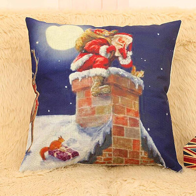 

Tailored Christmas Sofa Bed Home Decoration Festival Pillow Case Cushion Cover