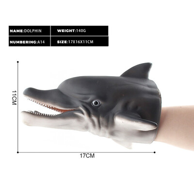 

Tailored Simulation Animal Head Model Hand Puppet Toy Doll Gloves Baby Child Gift
