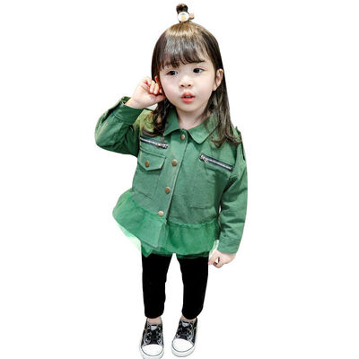 

Baby Clothes Blouse Style Coat Spring Kids Girl Coats Solid Causal Baby Girl Jacket Autumn