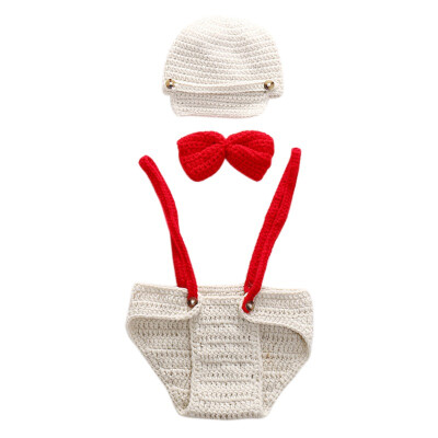 

Cute Soft Newborn Baby Photography Props Baby Hat Cap Baby GirlBoy Clothes Newborn Crochet Outfits