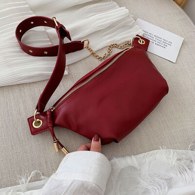 

Tailored Women 2019 New Fashion Pockets Chest Bag Casual Shoulder Bag Messenger Bag