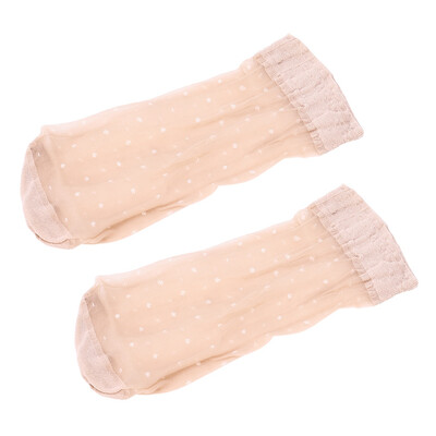 

Accessories 10 Pairs\Lot Dot Transparent Womens Silk Crystal Womens Nylon Ankle Socks Fashion Ladies Silk Socks Short Summer