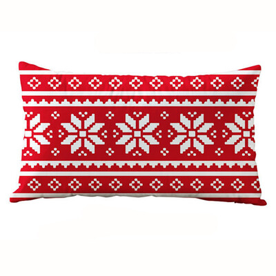 

Siaonvr Christmas Rectangle Cotton Linter Pillow Cases Cushion Covers