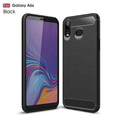 

BONGEM Samsung Galaxy A6s Case with Flexible&Durable Shock Absorption with Carbon Fiber Design