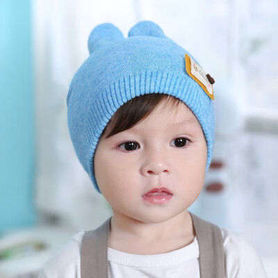 

New 3 Seasons Infant Baby Toddler Knitted Baby Hat Adorable Rabbit Long Ear Hats Baby Bunny Beanie Cap Photo Props New