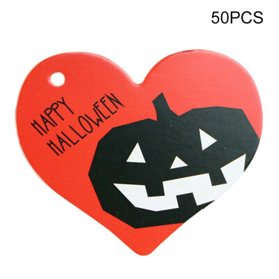 

50Pcs Halloween Theme Series Tag Halloween Decoration Tag Holiday Party Supplies Decoration Crafts
