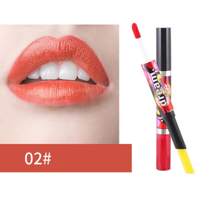 

1 Pcs Double-end Lipsticks Color Change Moisturizer Waterproof Lip Glaze Women Sexy Color Change Lipstick