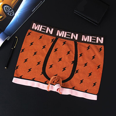 

Fashion Trend Lightning Pattern Printed Underwear Simple Comfortable Mens Boxer Briefs