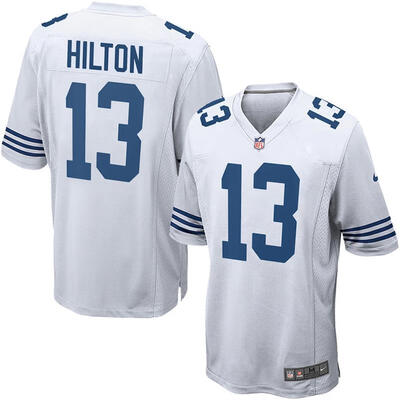 

Youth Football Jersey Indianapolis Colts TY Hilton White Alternate Game Jersey