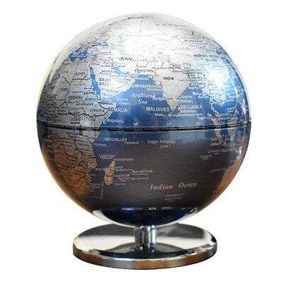 

Fun globe 5 inches 13cm music sapphire globe - small world