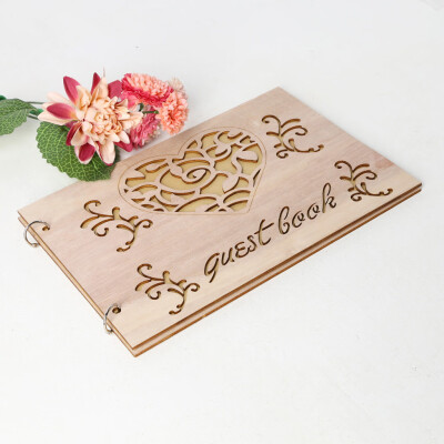 

Gobestart 1Pcs Guest Book Memorable Simple Message Board Sign Book Gift for Wedding Party