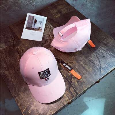 

Hat men&women cotton new fashion long floating with hanging cap Korean version iron ring outdoor tide baseball cap