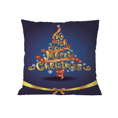 

Tailored Merry Christmas Cushion Cover Square Pillow Case Home Decor