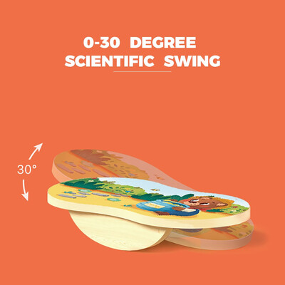 

Siaonvr Childrens Fitness Seesaw Balance Training Board Feel Balance Board Toys
