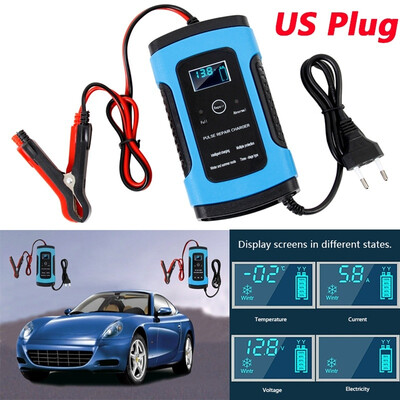 

12V 5A Protable Automatic Repair Charger Auto Car Battery Charger with LCD Display
