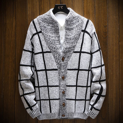

Toponeto Mens New Style Fashion Knitted Cardigan Sweater Coat Fashion Warm Sweaters
