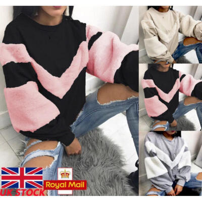 

Womens Casual Long Sleeve Hoodies Jumper Tops Ladies Sweatshirt Pullover Blouse
