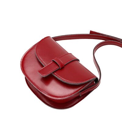 

Fashion Women Solid Color Faux Leather Flap Saddle Pouch Crossbody Shoulder Bag