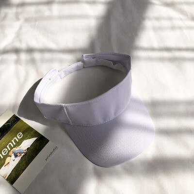 

Foundation hat female Korean summer tide solid color hundred set running empty top sun-top baseball cap sports tongue sun hat