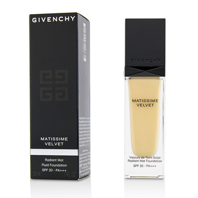 

GIVENCHY - Matissime Velvet Radiant Mat Fluid Foundation SPF 20 - 01 Mat Porcelain 30ml1oz