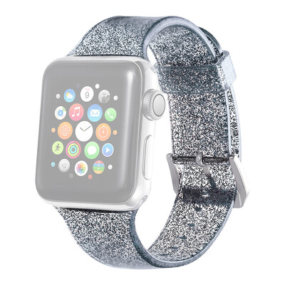 

〖Follure〗Bling Soft Silicone Replacement Sport Band Strap For Apple For iwatch 4 44mm