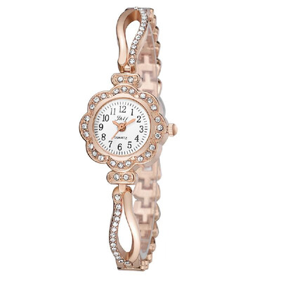 

Fashionable Stylish Crystal Bracelet Watch Quartz Watch for Women Students Teen Girls