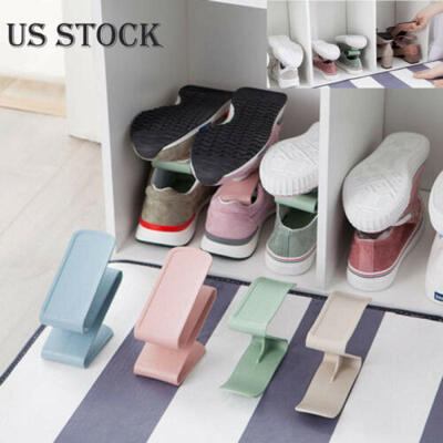 

Easy Shoes Organizer Shoe Slots Space Saver Plastic Holder Rack Storage 4 Color