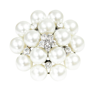 

Women Pearl Brooch Scarf Buckle Girls Alloy Rhinestone Breastpin Clothing Pin Jewelry Wedding Gifts