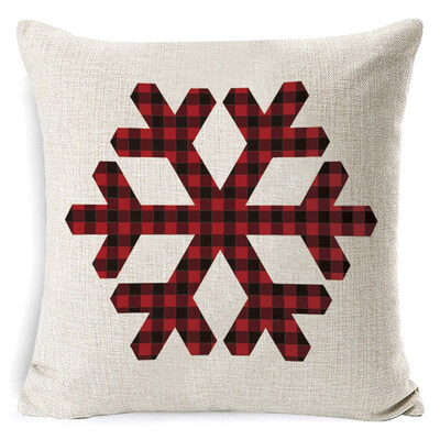 

Christmas Cushion Cover Merry Christmas Pillow Cases Linen Holiday Sofa Cushion Cover Home Decor
