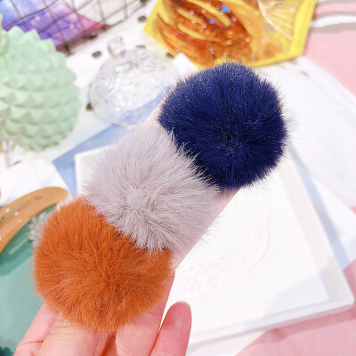 

Children Fashion Headwear Cute Hairpin Baby Girls Hair Clips Kids Pompon Barrettes