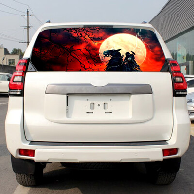 

1 Car Rear Windshield Window Sticker Moon Graphics Decal 13536cm Accessories