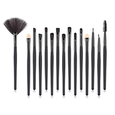 

41015Pcs Synthetic Hair Wood Handle Makeup Brushes Set Eye Shadow Lip Make Up Brush Cosmetics Tools