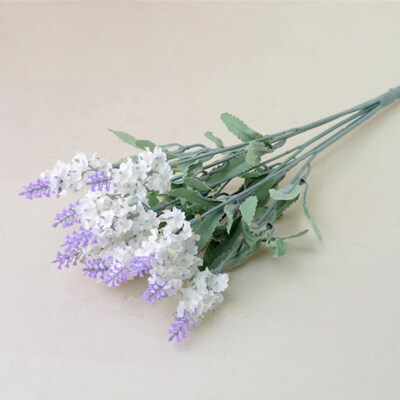 

1x 10 Heads Artificial Lavender Silk Flower for Bouquets Wedding Home Party Decor 1 Bouquet Mini lavender