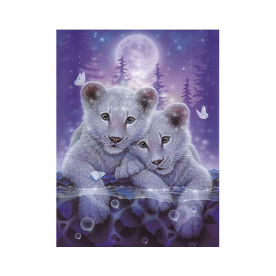 

Embroidery Handicrafts Drawing Animal Painting Cross-stitch Office Decor Picture 5D DIY Needlework Stitchwork