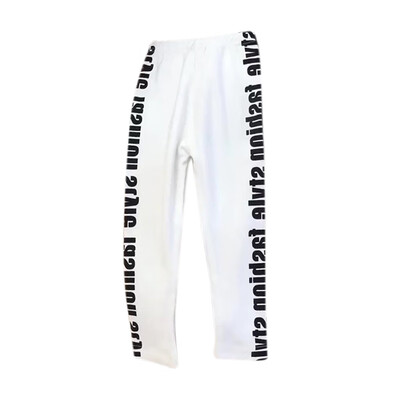 

Girls Leggings Autumn Fashion Elastic Letter Print Leggings Girl Toddler Trousers Kids Pants Skinny legging Solid Color