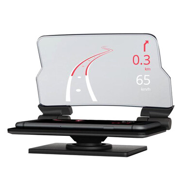 

Car GPS HUD Head Up Navigation Display Smart Phone Holder Stand Projector for All Vehicles