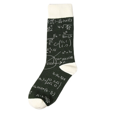

Latest Casual Socks Textbook Men Handmade Simple Cotton Harajuku Graffiti Newly