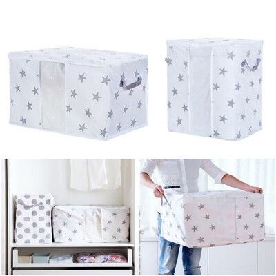 

Gobestart Foldable Storage Bag Clothes Blanket Quilt Closet Sweater Organizer Box