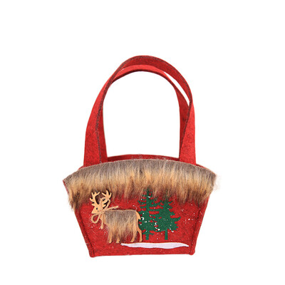 

Toponeto Christmas Snowflake Non-woven Candy Tote